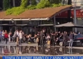 Tentato rapimento di un bimbo a Milano (La Vita in Diretta, Rai 1, 2023)