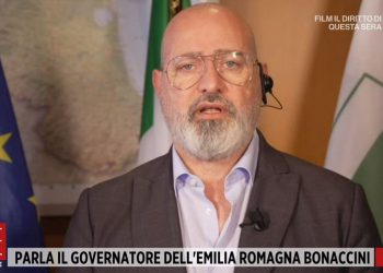 Governatore Bonaccini a Storie Italiane