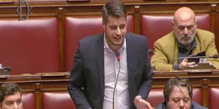 Riccardo Tucci, deputato M5s (da YouTube)