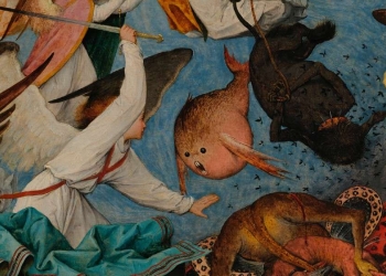 Pieter Bruegel il Vecchio, La caduta degli angeli ribelli (1562, particolare)
