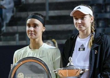 Anhelina Kalinina (Ucraina) e Elena Rybakina (Kazakistan) (LaPresse)