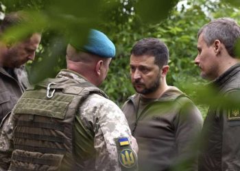 Il presidente ucraino Volodymyr Zelensky (LaPresse)