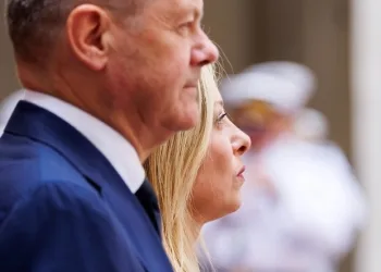 Olaf Scholz e Giorgia Meloni (LaPresse)