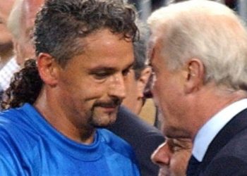 Roberto Baggio e Giovanni Trapattoni. (Foto: Web)