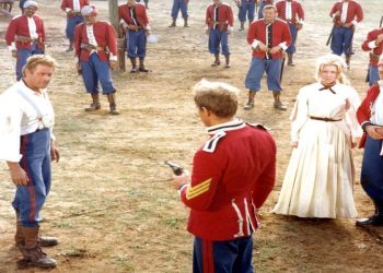 Una scena del film su Rete 4