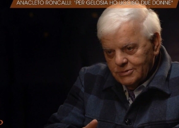 Anacleto Roncalli, condannato all'ergastolo per l'omicidio della moglie e dell'amica (Quarto Grado, Rete 4, 2023)