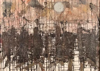 William Congdon (1912-1998), Winter Morning (1950, particolare)