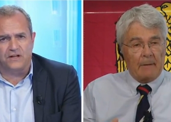 Lite tra de Magistris e Castelli (L'aria che tira Estate, La7, 2023)