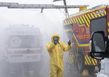 Nella centrale nucleare di Zaporizhzhia (LaPresse)