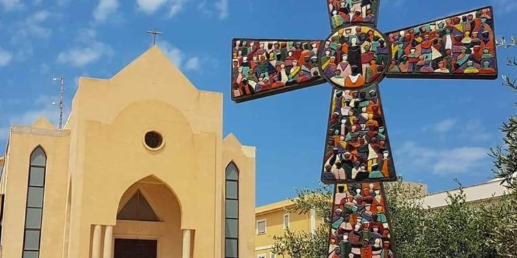 Santa Messa dalla Chiesa di San Gerlando in Lampedusa (Foto: Facebook)