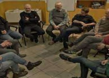 Un'immagine tratta dal documentario Nel cerchio degli uomini