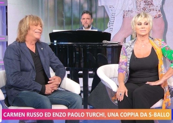 Carmen Russo ed Enzo Paolo Turchi a Uno Mattina Estate