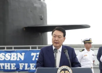 Sottomarino Usa in Sud Corea