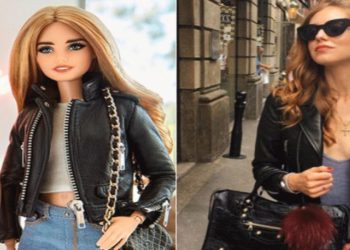 Chiara Ferragni e la Barbie ispirata a lei. (Foto: Web)