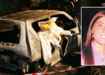 Gelsomina Verde e l'auto in cui venne trovato il cadavere (Twitter)