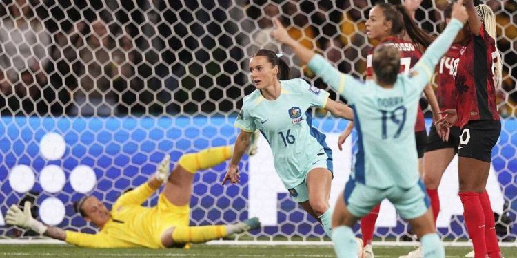 Risultati Mondiali calcio femminile 2023: l'Australia elimina il Canada (Foto LaPresse)