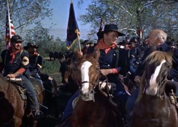 Una scena del western su Rai 3