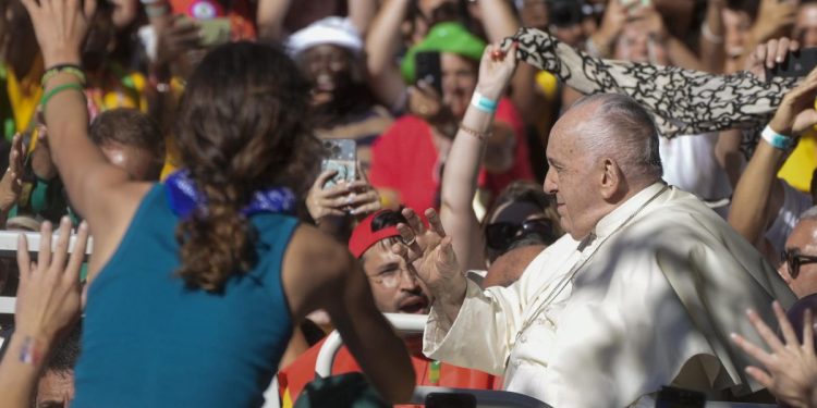 Papa Francesco alla GMG 2023