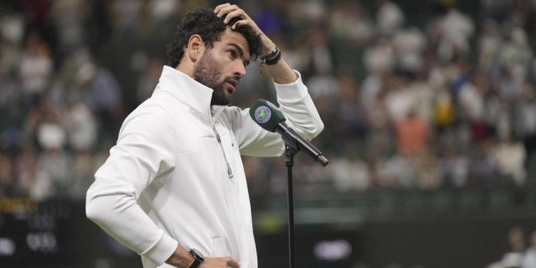 Nuovo infortunio per Matteo Berrettini (Foto LaPresse)
