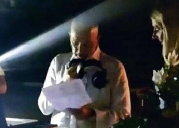 Massimo Segre durante l'annuncio della rottura (Foto: web)