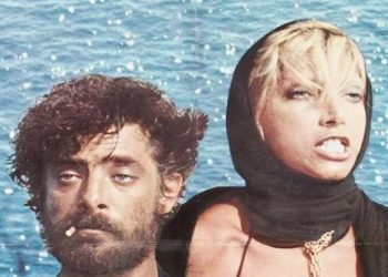 Un particolare della locandina del film su Rete 4 (Foto web)