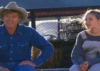 Robert Redford con una piccola Scarlett Johansson, in una scena del film (Foto web)