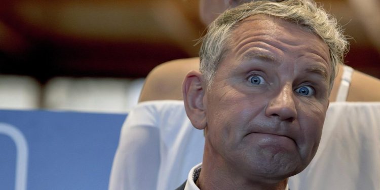 Bjorn Hocke dell'AfD (Foto: 2023, LaPresse)