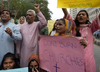 Proteste Pakistan dei cristiani