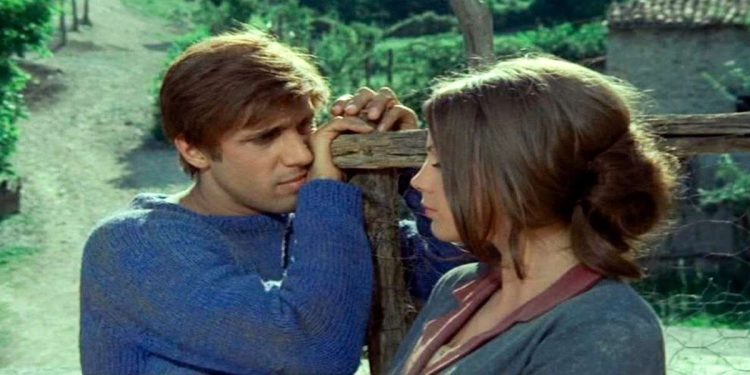 Adriano Celentano e Ottavia Piccolo in una scena del film su Rete 4