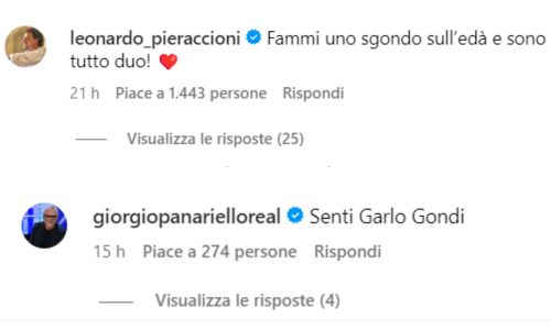 Panariello e Pieraccioni rispondono all'appello social di Cristiano Malgioglio (Foto: Instagram)