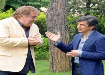 Maurizio Mattioli e Vincenzo Salemme (Foto web)