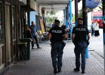 Al Parco Verde di Caivano (LaPresse)