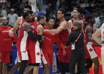 Il Canada vince il bronzo ai Mondiali basket 2023 (Foto LaPresse)