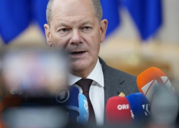 Il cancelliere tedesco Olaf Scholz (LaPresse)