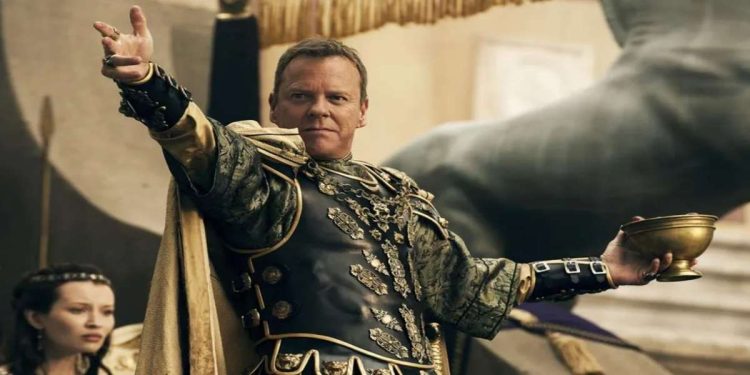 Kiefer Sutherland in una scena del film su Rai 2
