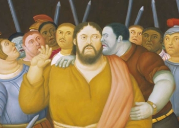 Fernando Botero, Via Crucis. Passione di Cristo (2011, particolare)