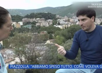 Andrea Piazzolla a La Vita in Diretta