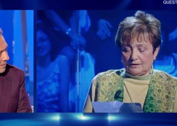 Piero Chiambretti e sua madre Felicita (Domenica In, Rai 1)