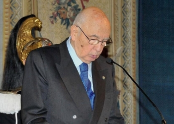Giorgio Napolitano presidente della Repubblica nel dicembre 2011 (LaPresse)