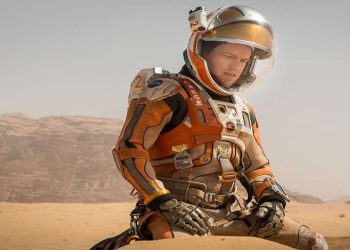 Matt Damon in una scena del film su Italia 1 (Foto Web)