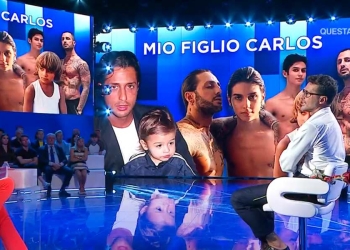 Corona e il figlio Carlos Maria