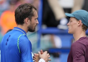 Diretta Sinner Medvedev, finale Atp Pechino 2023 (Foto LaPresse)