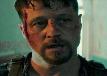 Aaron Eckhart in una scena del film (Foto Web)