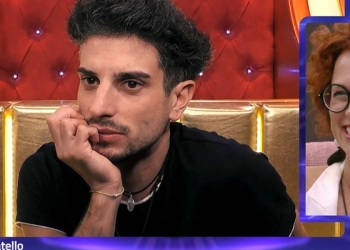 Giuseppe Garibaldi e Beatrice Luzzi al GF 2023 (Foto: Screenshot)