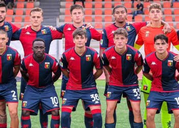 Una formazione del Genoa Primavera