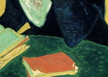 Vincent Van Gogh, L'Arlesienne (1888, particolare)