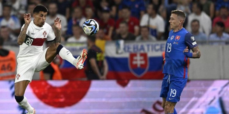 Probabili formazioni Portogallo Slovacchia, qualificazioni Europei 2024 (Foto LaPresse)