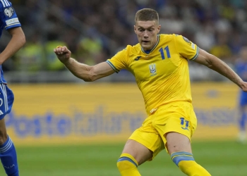 Video Ucraina Macedonia del Nord, qualificazioni Europei 2024 (Foto LaPresse)