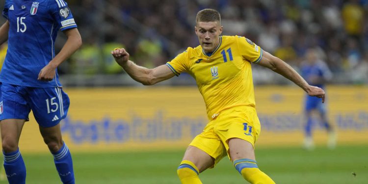 Video Ucraina Macedonia del Nord, qualificazioni Europei 2024 (Foto LaPresse)