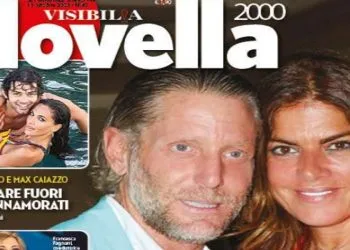 Lapo Elkann e la moglie Joana, foto da Novella 2000